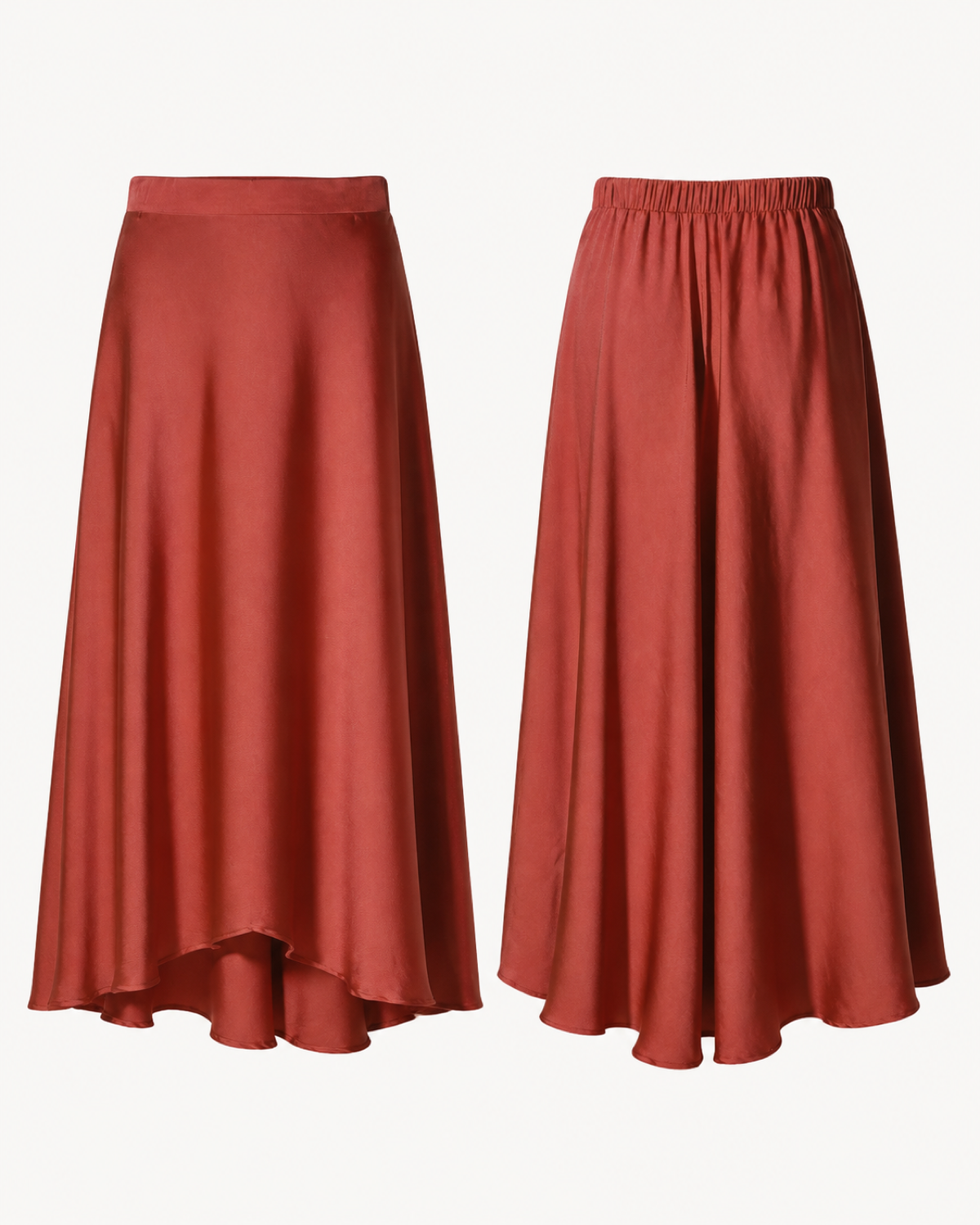 Juliette Washed Pleated Midi Skirt