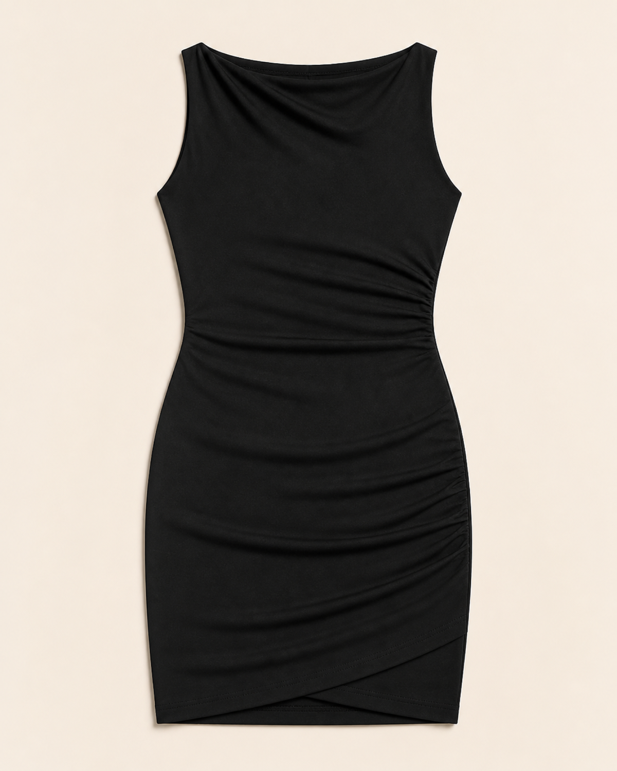 Chloe Sleeveless Wrap Mini Dress