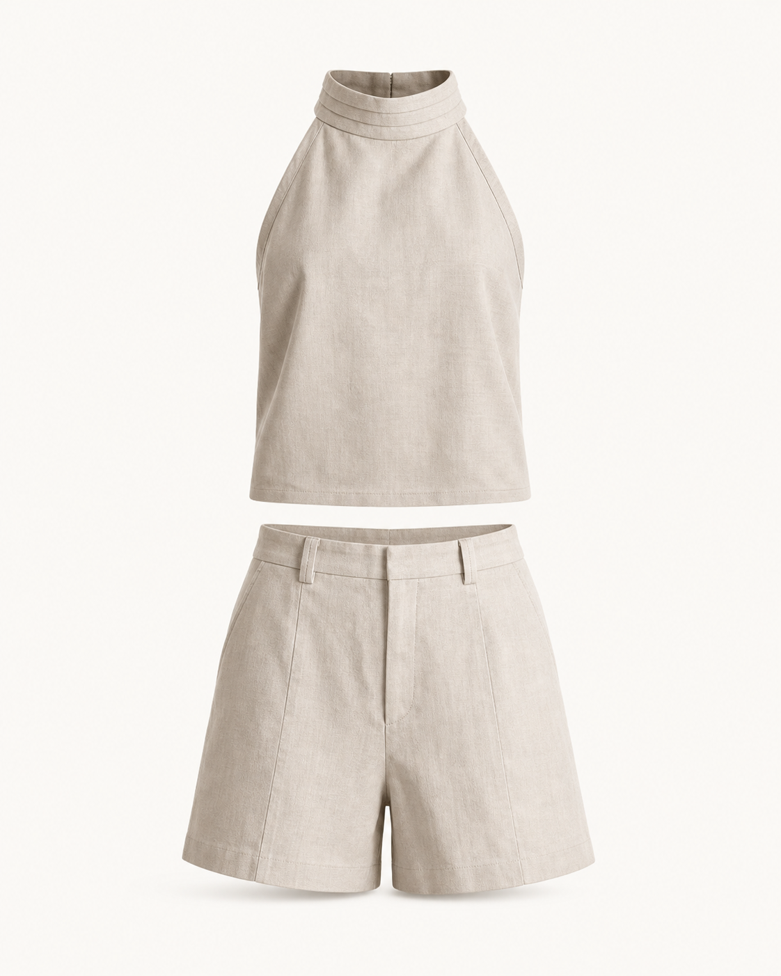 Thea Halter Top & Shorts Set