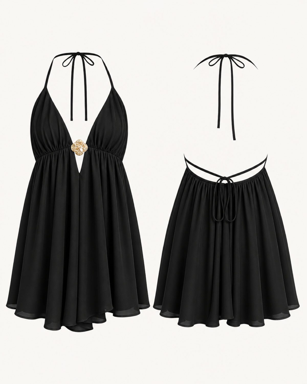 Odette Buckle Cami Mini Dress