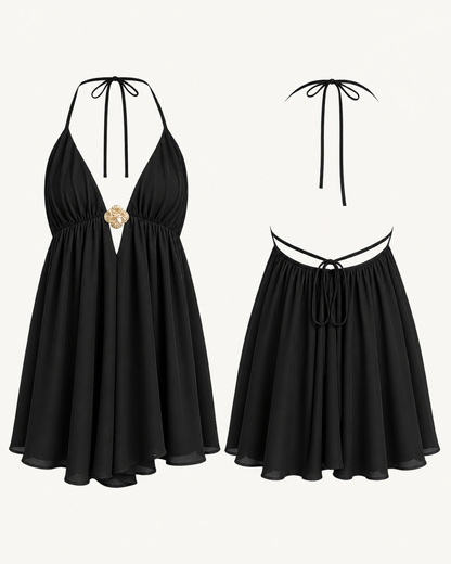 Odette Buckle Cami Mini Dress