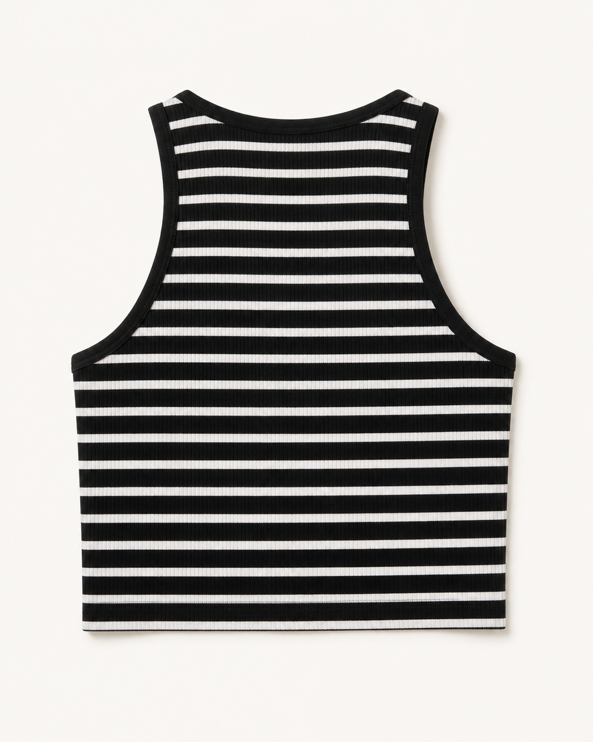 Frankie Striped Racerback Crop Tank