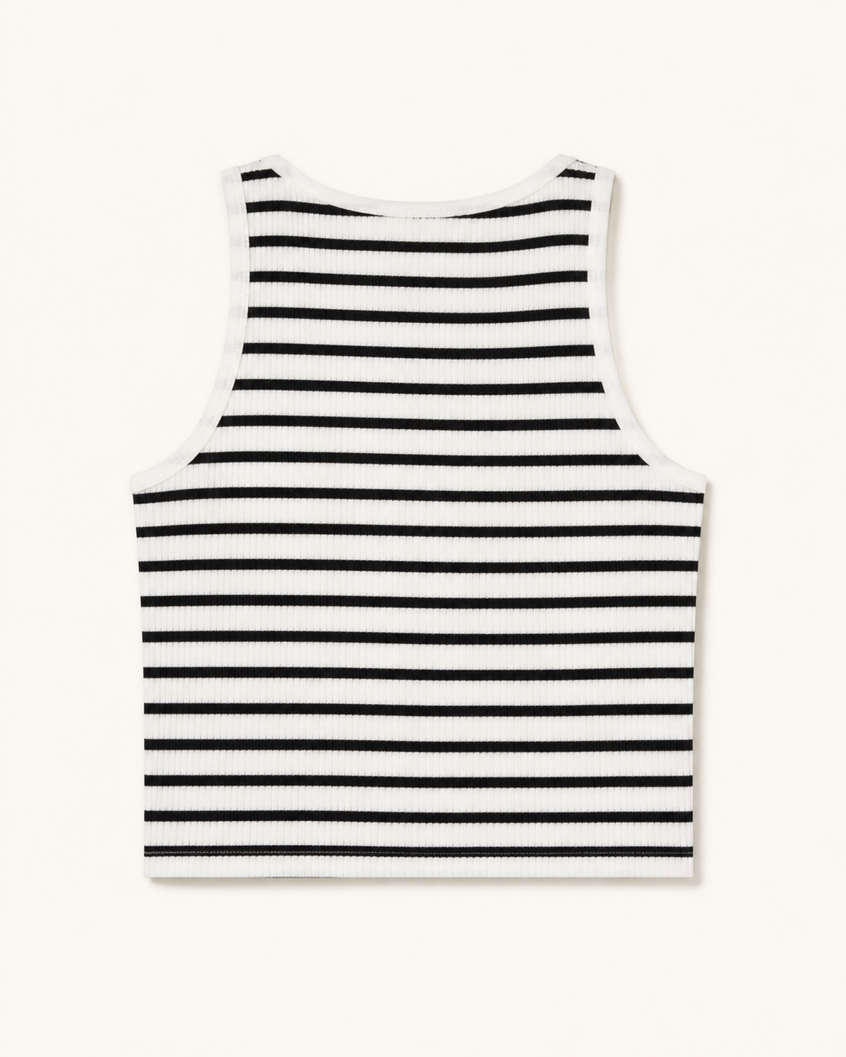 Frankie Striped Racerback Crop Tank