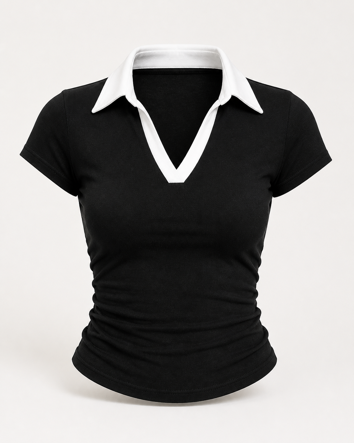 Iris Color-Block Polo Shirt