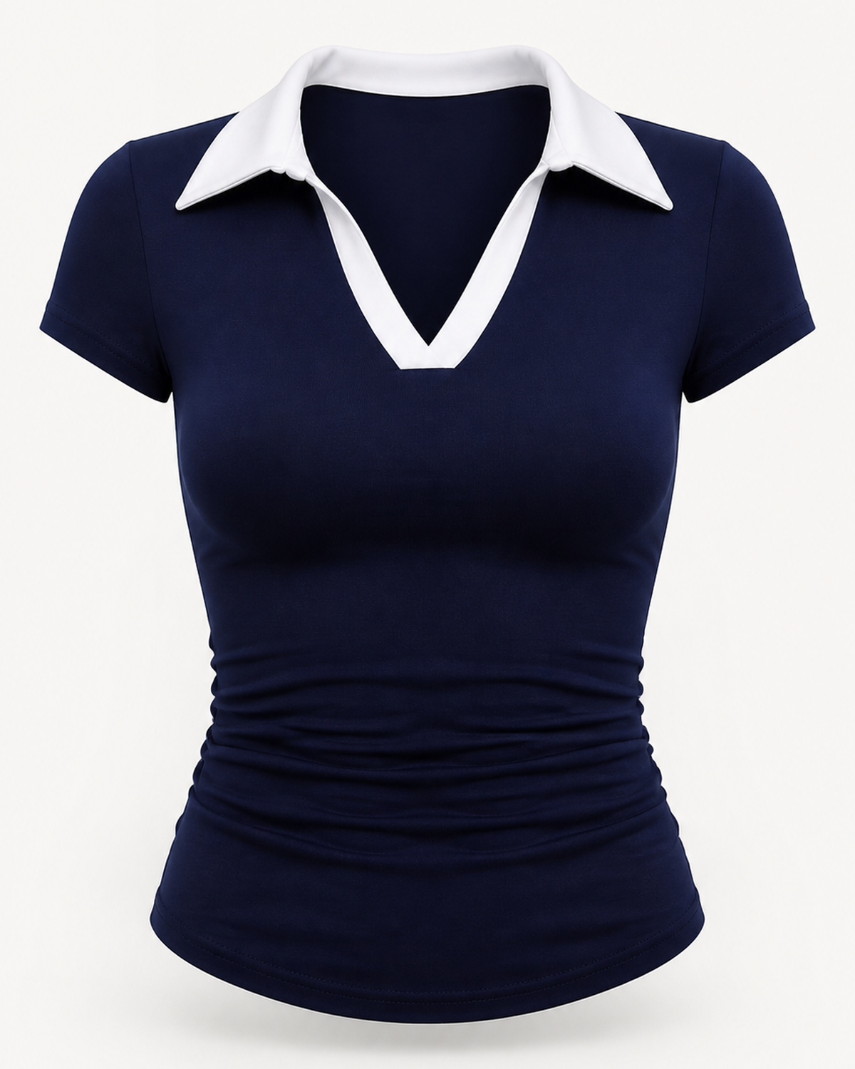 Iris Color-Block Polo Shirt
