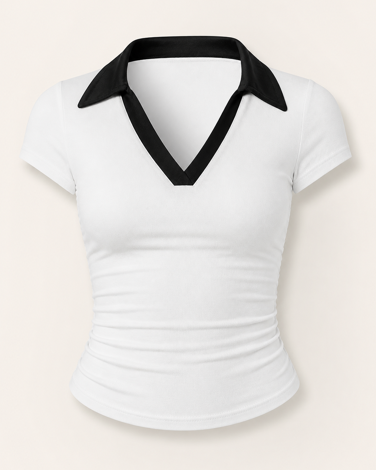 Iris Color-Block Polo Shirt